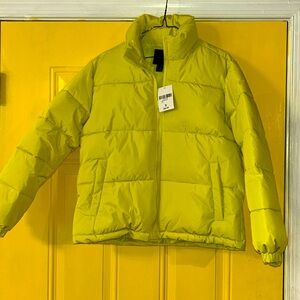 NWT Outerwear Lime Jacket size small only $15